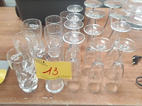 Lot 13 - drinkglazen - 20 stuks