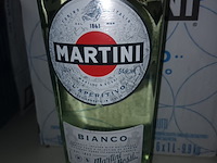Lot 13 - flessen martini bianco. 6 stuks - afbeelding 3 van  3