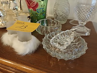 Lot 13 - glaswerk en kristal. 11 stuks - afbeelding 2 van  5