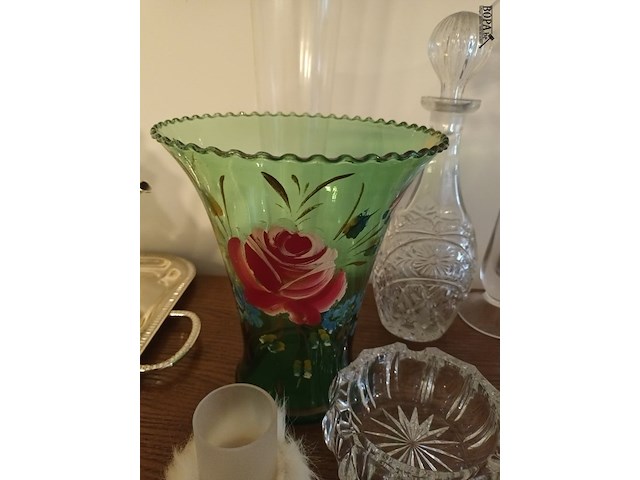 Lot 13 - glaswerk en kristal. 11 stuks - afbeelding 3 van  5