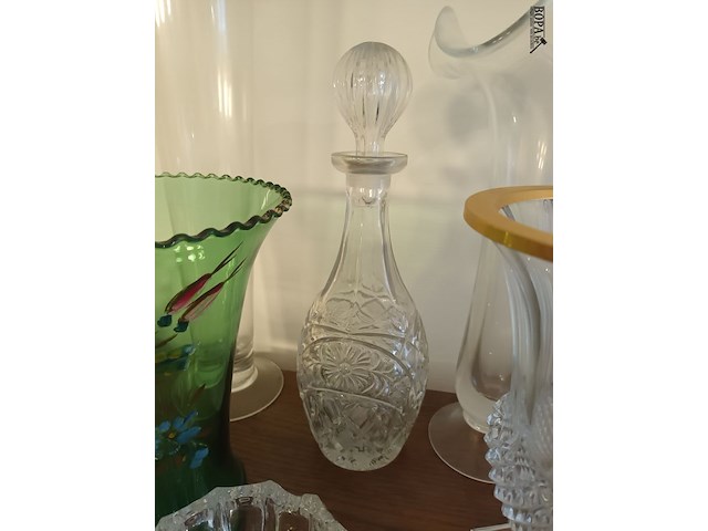 Lot 13 - glaswerk en kristal. 11 stuks - afbeelding 4 van  5