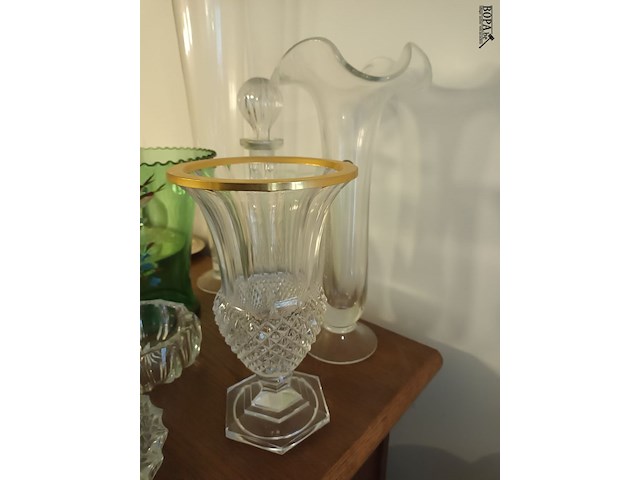 Lot 13 - glaswerk en kristal. 11 stuks - afbeelding 5 van  5