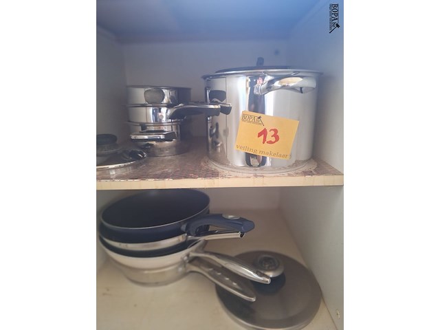 Lot 13 - keukengerei. inhoud keukenkasten - afbeelding 6 van  28