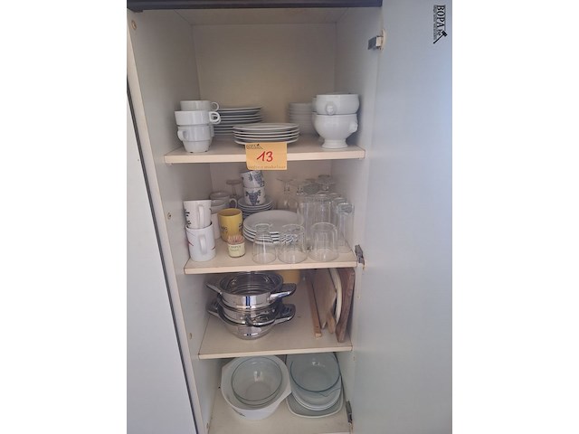 Lot 13 - keukengerei. inhoud keukenkasten - afbeelding 14 van  28