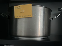 Lot 13 - kookpot inox - 2 stuks - afbeelding 1 van  2