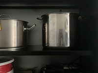 Lot 13 - kookpot inox - 2 stuks - afbeelding 2 van  2