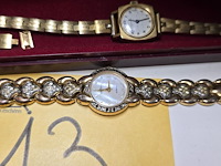 Lot 13 - lot van 2 vergulde damesuurwerken - afbeelding 2 van  3