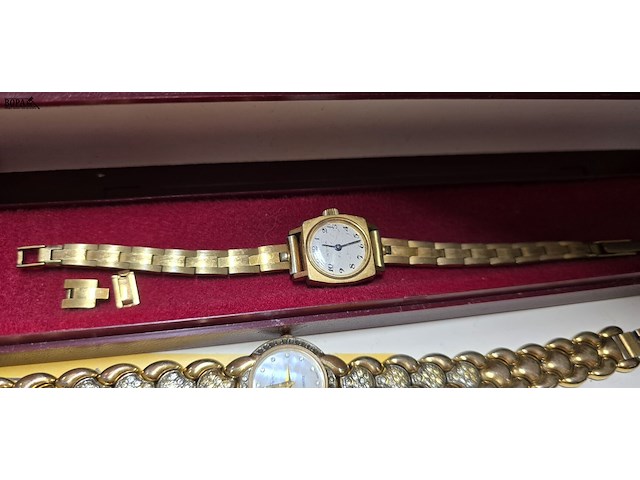 Lot 13 - lot van 2 vergulde damesuurwerken - afbeelding 3 van  3