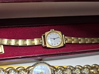 Lot 13 - lot van 2 vergulde damesuurwerken - afbeelding 3 van  3