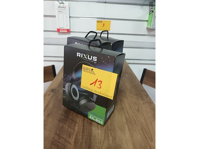 Lot 13 - rixus koptelefoon. 3 stuks - afbeelding 1 van  4