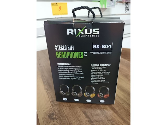Lot 13 - rixus koptelefoon. 3 stuks - afbeelding 4 van  4