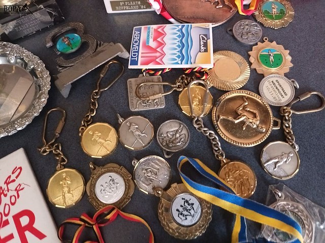 Lot 13 - sport medailles en bekers. 30 stuks - afbeelding 3 van  5