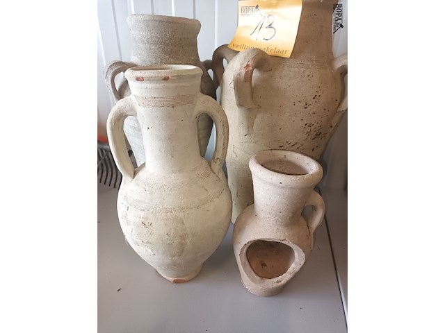 Lot 13 - tuinvazen. 4 stuks - afbeelding 2 van  3