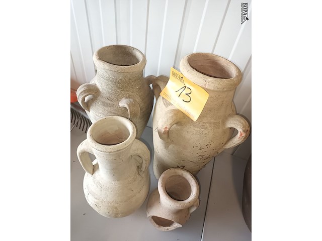 Lot 13 - tuinvazen. 4 stuks - afbeelding 3 van  3