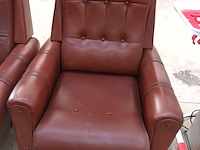 Lot 13 - vintage draaifauteuil. 2 stuks - afbeelding 5 van  6