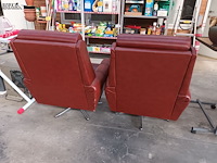 Lot 13 - vintage draaifauteuil. 2 stuks - afbeelding 6 van  6