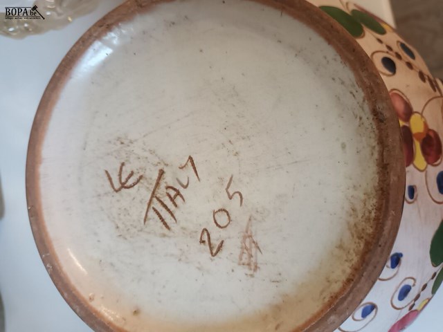 Lot 13 - vintage italiaanse deksel pot - afbeelding 2 van  4