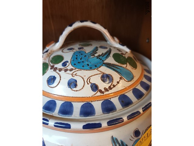 Lot 13 - vintage italiaanse deksel pot - afbeelding 4 van  4