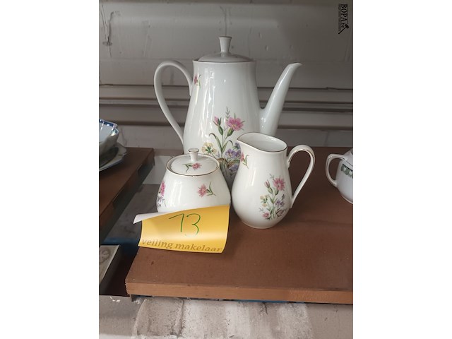 Lot 13 - vintage koffieset kahla - afbeelding 1 van  4
