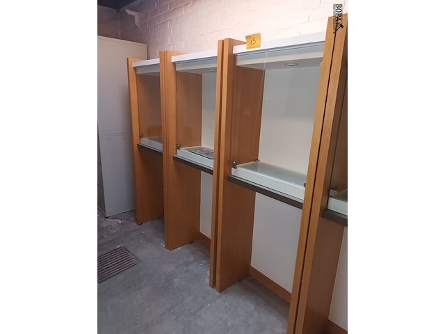 Lot 13 - vitrine kastjes. 3 stuks - afbeelding 1 van  4
