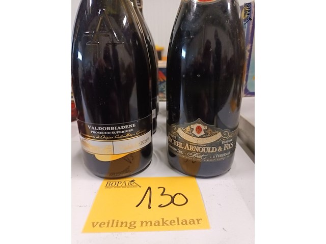 Lot 130 - flessen bubbels. 6 stuks - afbeelding 2 van  4