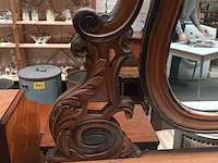 Lot 130 - ladekast met marmer en spiegel - afbeelding 5 van  6