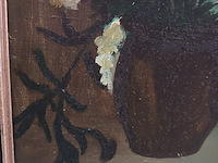Lot 130 - schilderij bloemen - afbeelding 3 van  4