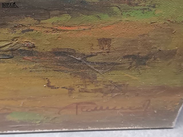 Lot 130 - schilderij boom - afbeelding 3 van  4