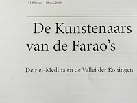 Lot 131 - de kunstenaars van de farao's - afbeelding 2 van  8