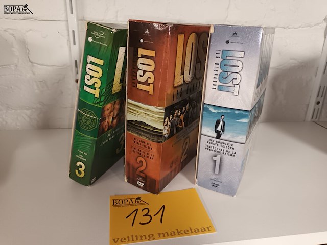 Lot 131 - dvd boxen lost. 3 stuks - afbeelding 1 van  3