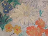 Lot 131 - schilderij bloemen - afbeelding 3 van  3