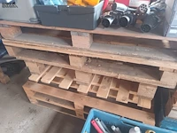 Lot 132 - houten palletten. 11 stuks - afbeelding 4 van  4