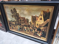 Lot 132 - kader met reproductie - afbeelding 1 van  5