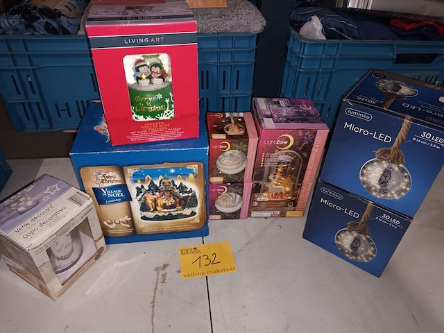 Lot 132 - kerstdecoratie. 8 stuks - afbeelding 1 van  5