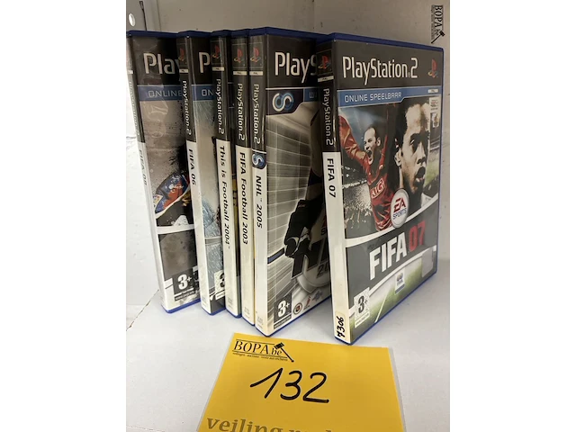 Lot 132 - lot playstation2 spellen - 6 stuks - afbeelding 1 van  2