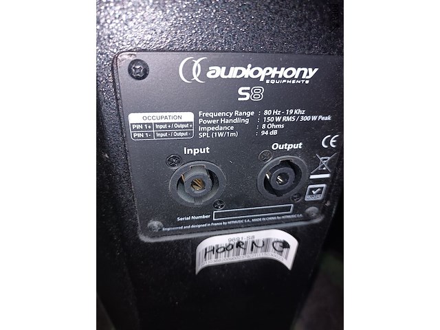 Lot 132 - muziekbox audiophony. 5 stuks - afbeelding 3 van  3