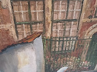 Lot 132 - schilderij stadszicht - afbeelding 2 van  4