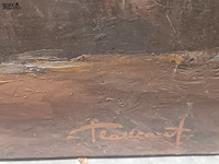 Lot 132 - schilderij stadszicht - afbeelding 3 van  4