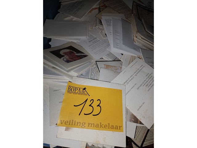 Lot 133 - bidprentjes - afbeelding 3 van  3