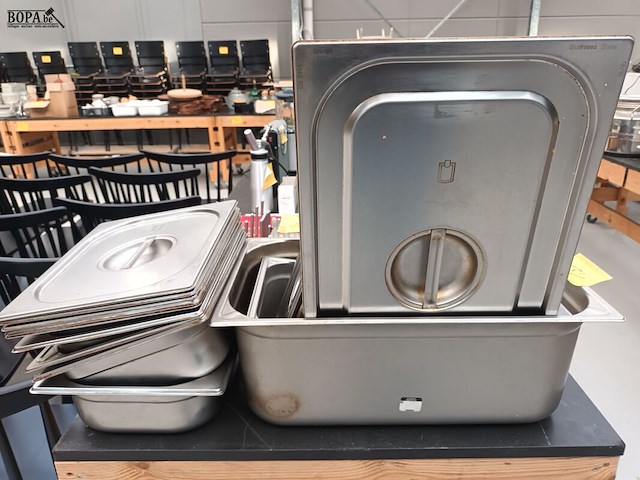Lot 133 - gastronormbakken. 16 stuks - afbeelding 4 van  4