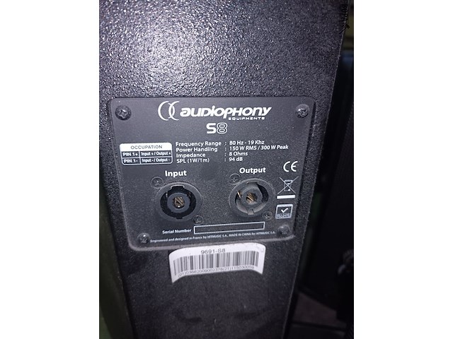 Lot 133 - muziekbox audiophony. 4 stuks - afbeelding 3 van  3