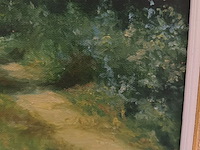 Lot 133 - schilderij bosdreef - afbeelding 3 van  3