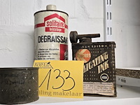 Lot 133 - vintage metalen verpakkingen 3 stuks - afbeelding 1 van  4