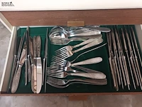 Lot 134 - bestekkoffer - afbeelding 2 van  4
