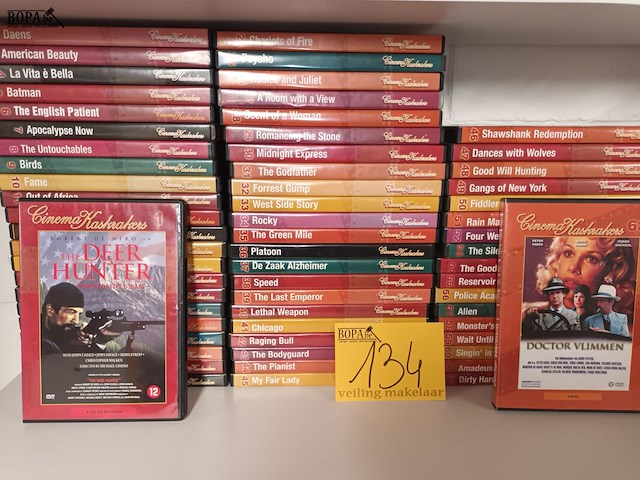 Lot 134 - dvd’s cinema kaskrakers. 63 stuks - afbeelding 1 van  4