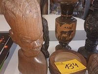 Lot 134 - houten decoratie. 6 stuks - afbeelding 2 van  4