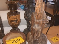 Lot 134 - houten decoratie. 6 stuks - afbeelding 3 van  4
