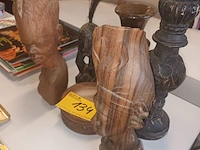 Lot 134 - houten decoratie. 6 stuks - afbeelding 4 van  4