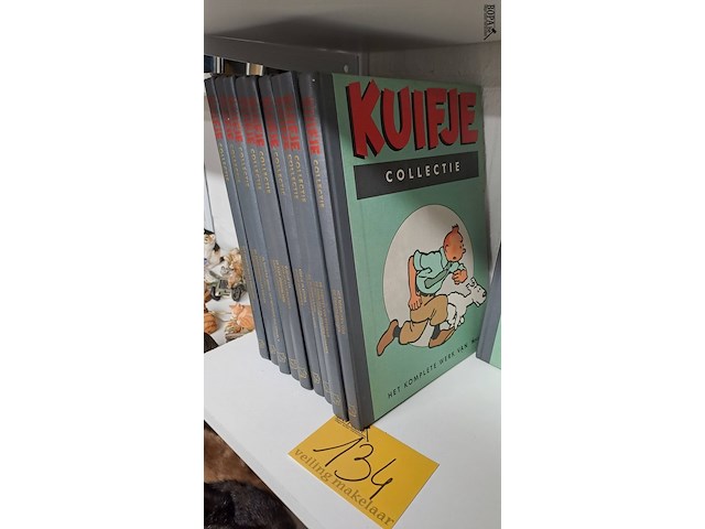 Lot 134 - kuifje collectie 10 albums - afbeelding 2 van  3