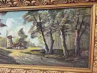 Lot 134 - landschapsschilderij - afbeelding 3 van  3